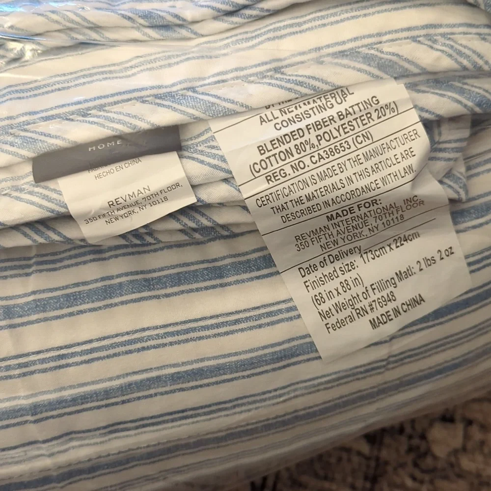 Nautica - Twin Quilt Set, Reversible Cotton Bedding with Matching Sham, Casual